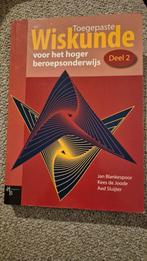 A. Sluijter Toegepaste Wiskunde deel 2 hoger beroepsonderwij, Natuurkunde, Ophalen of Verzenden, Zo goed als nieuw, A. Sluijter; C. de Joode; J.H. Blankespoor