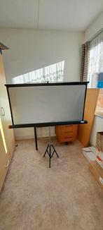 projectiescherm met statief, Ophalen, Gebruikt