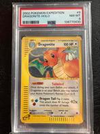 Dragonite 9/165 | Expedition | PSA 8, Hobby en Vrije tijd, Verzamelkaartspellen | Pokémon, Ophalen of Verzenden, Zo goed als nieuw
