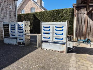 Sortimo bedrijfswageninrichting inrichting rekken beschikbaar voor biedingen