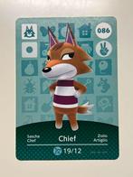 Nintendo Animal Crossing Cards - Series 1 - card 086 Chief, Spelcomputers en Games, Games | Nintendo Switch, Avontuur en Actie