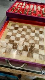 Schaakspel natuursteen, Ophalen, Zo goed als nieuw
