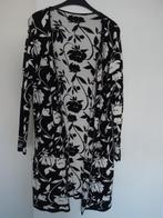 Maat M. Zwart lang ZOSO vest met witte bloemen., Kleding | Dames, Maat 38/40 (M), Overige kleuren, Ophalen of Verzenden, Zo goed als nieuw