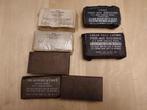 WW2 us verband setje, Ophalen of Verzenden, Landmacht, Amerika, Embleem of Badge