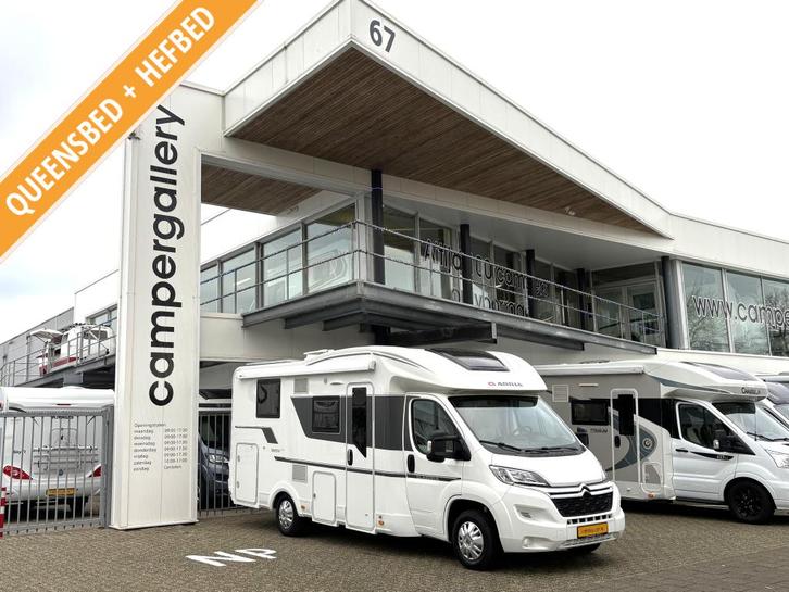 Adria Matrix 600 SC QUEENSBED + HEFBED ELEKTR FIETSENDRAGER, Caravans en Kamperen, Campers, Bedrijf, tot en met 4, Half-integraal
