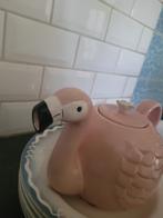 theepot flamingo, Heikant 21 Kaatsheuvel, Overige typen, Belle Vieille Brocante, Ophalen of Verzenden
