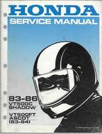 Honda VT500 C Shadow Honda VT500 FT Ascot werkplaatsboek, Motoren, Handleidingen en Instructieboekjes, Honda