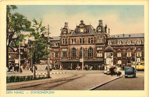 (388-323-001) Den Haag Stationsplein, Verzamelen, Ansichtkaarten | Nederland, Zuid-Holland, Verzenden