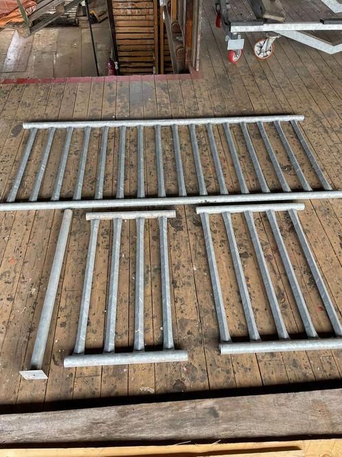 Gegalvaniseerd ijzeren hek, Tuin en Terras, Tuinhekken en Hekwerk, Nieuw, Spijlenhekwerk, IJzer, Ophalen
