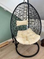 Hangstoel Swing Xenos / Eggchair, Huis en Inrichting, Stoelen, Ophalen, Overige materialen, Gebruikt, Zwart