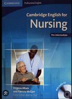 Cambridge English for nursing Virginia Allum, Virginia Allum en Patricia McGarr, Zo goed als nieuw, HBO, Alpha