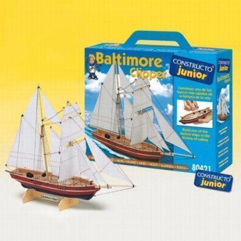 Modelbouw Constructo Baltimore Clipper zeilboot, Hobby en Vrije tijd, Modelbouw | Radiografisch | Overige, Nieuw, Verzenden
