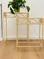 Vintage Plantentafeltje Brocante Stijl, Ophalen of Verzenden