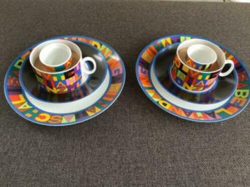 Exclusief servies "Words", design Rainer Pflug voor Siemens beschikbaar voor biedingen