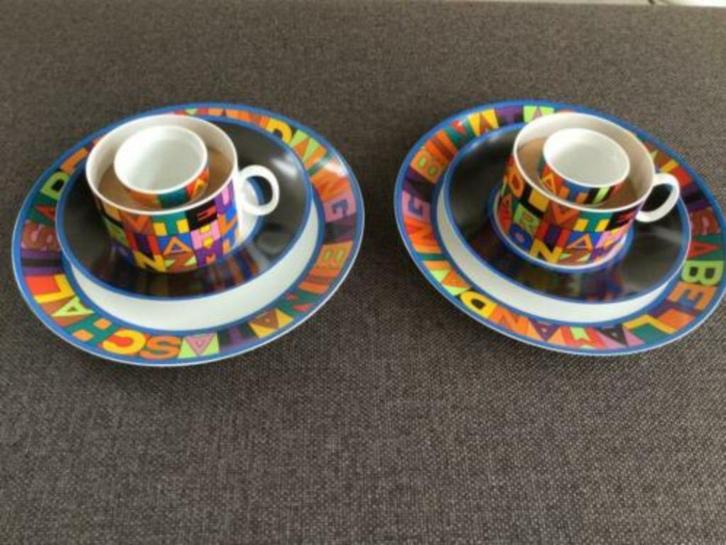 Exclusief servies "Words", design Rainer Pflug voor Siemens, Verzamelen, Retro, Huis en Inrichting, Ophalen of Verzenden