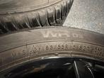 Fiat 500 Borbet Velgen met Winterbanden 185/55 R15, Auto diversen, Ophalen of Verzenden, Gebruikt