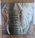 Canvas schilderij olifant, Huis en Inrichting, Ophalen