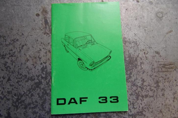 DAF 33 instructieboekje, Auto diversen, Handleidingen en Instructieboekjes, Ophalen