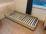 Eenpersoonsbed 90x220 (excl. matras), Huis en Inrichting, Slaapkamer | Bedden, Ophalen, 90 cm, Eenpersoons, Wit
