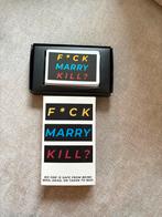 F*ck Marry Kill Kaartspel, Hobby en Vrije tijd, Gezelschapsspellen | Bordspellen, Drie of vier spelers, Ophalen, Nieuw, Reisspel