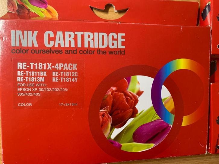 Cartridges voor EPSON XP – 30/102/202  etc., Computers en Software, Printerbenodigdheden, Nieuw, Cartridge, Ophalen of Verzenden
