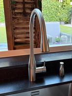 RVS keuken mengkraan met flexibele slang, Minder dan 50 cm, Ophalen of Verzenden, Zo goed als nieuw, Minder dan 25 cm