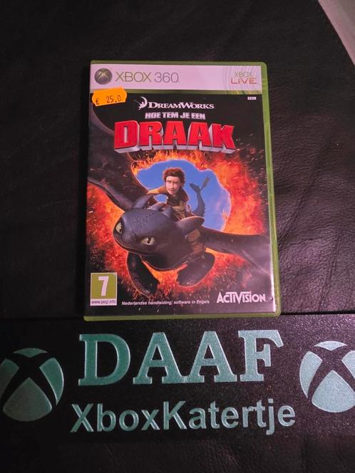 Hoe tem je een draak - xbox 360, Spelcomputers en Games, Games | Xbox 360, Zo goed als nieuw, Ophalen of Verzenden