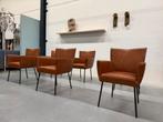4 Showmodel Design on Stock Moka eetkamerstoel Cera Cognac