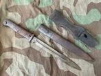 Laatoorlogse K98 bajonet gerivette handvaten, Ophalen of Verzenden, Landmacht, Duitsland, Mes of Dolk