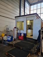 bouwkeet met toilet schaftkeet met een keuken en koelkast, Doe-het-zelf en Verbouw, Bouwketen en Schaftketen, Ophalen, Gebruikt