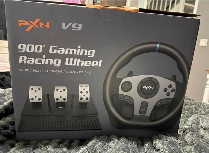 Prachtig stuur en pedalen,, Auto diversen, Autospeakers, Zo goed als nieuw, Ophalen of Verzenden