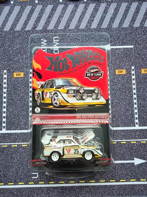 HotWheels RLC Audi Quattro, Hobby en Vrije tijd, Modelauto's | Overige schalen, Nieuw, Auto, Ophalen of Verzenden