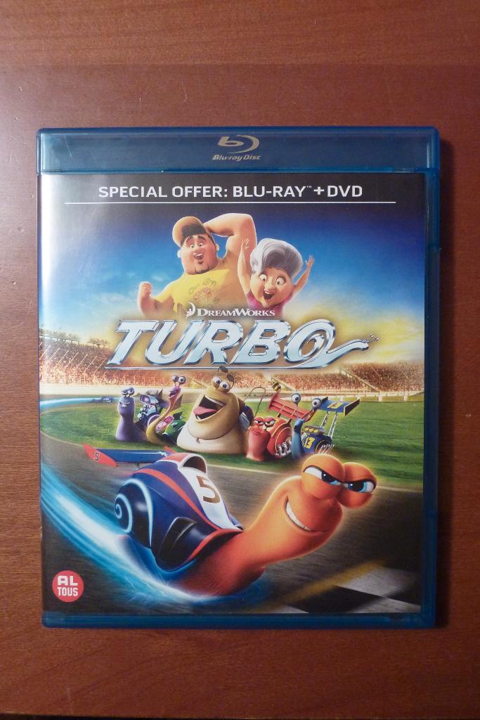 Turbo + dvd, Cd's en Dvd's, Blu-ray, Zo goed als nieuw, Tekenfilms en Animatie, Ophalen of Verzenden