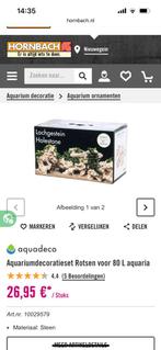 Set stenen voor aquarium2,5 dozen, Dieren en Toebehoren, Vissen | Aquaria en Toebehoren, Ophalen, Zo goed als nieuw, Plant(en), Steen of Hout