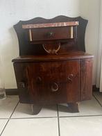 Antiek nachtkastje, Huis en Inrichting, Ophalen, Gebruikt, Hout, Minder dan 45 cm