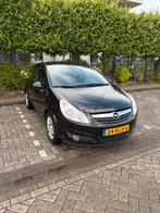 Opel Corsa 2009 Zwart 1.4 3D, Auto's, Zwart, Handgeschakeld, 1364 cc, Particulier