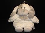 TIAMO HOND LITTLE HERO  VELOURS WIT MET GRIJS VELOURS SNUITJ, Verzenden, Nieuw, Hond