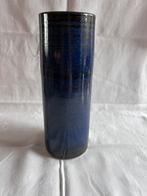 Zaalberg vaas donkerblauw geglazuurd, Blauw, Aardewerk of Porselein, Ophalen of Verzenden, Zo goed als nieuw
