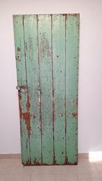 Vintage oude deur 200x80, Huis en Inrichting, Woonaccessoires | Kamerschermen, Ophalen, Gebruikt