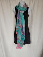 Leuke grote vrolijke sjaal 182x96 cm, Kleding | Dames, Mutsen, Sjaals en Handschoenen, Maat 38/40 (M), ., Ophalen of Verzenden