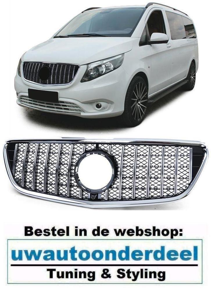 Grill Panamericana AMG Design Chrome Voor MB Vito W447 Va 20, Auto diversen, Tuning en Styling, Ophalen of Verzenden
