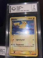 Pokemonkaart Pikachu holo pop series 5 misprint, Ophalen of Verzenden, Zo goed als nieuw, Losse kaart, Foil