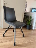 6 eetkamerstoelen Xcoon ivm verhuizing staan ze te koop, Gebruikt, Grijs, Vijf, Zes of meer stoelen, Ophalen