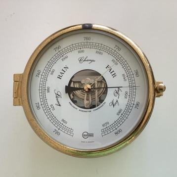 Barigo messing  scheeps Barometer voor aan de wand beschikbaar voor biedingen