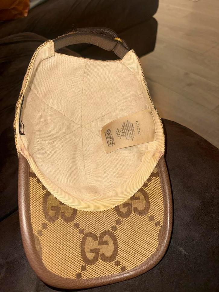 Originele gucci pet, Kleding | Heren, Hoeden en Petten, Gedragen, Pet, 58 of 59 cm (L, 7¼ of ⅜ inch), Ophalen of Verzenden