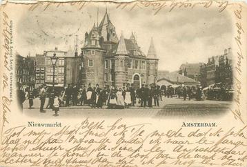 (378-387-049) Amsterdam Nieuwmarkt met Waag beschikbaar voor biedingen