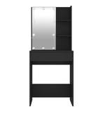 Kaptafel met led verlichting, 100 tot 150 cm, Nieuw, Hout, 50 tot 100 cm
