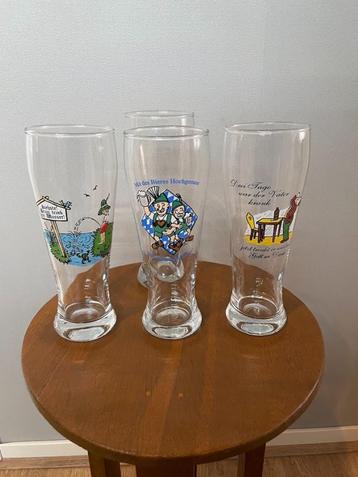4 Bierglazen. 500ml. beschikbaar voor biedingen