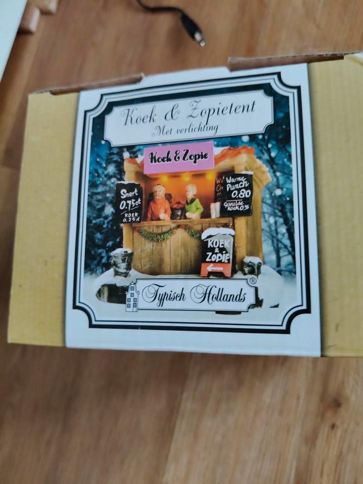 Typisch Holland Koek en Zopie kraam kerstdorp, Diversen, Kerst, Gebruikt, Ophalen of Verzenden