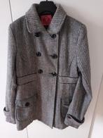 M prachtige jas gemeleerde zwart wit blauw rood zilverdraad, Maat 38/40 (M), Overige kleuren, Ophalen of Verzenden, Gedragen